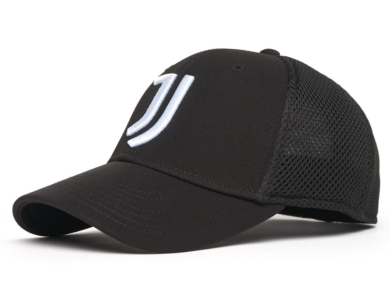 Бейсболка Ювентус черная без фиксатора, 37253