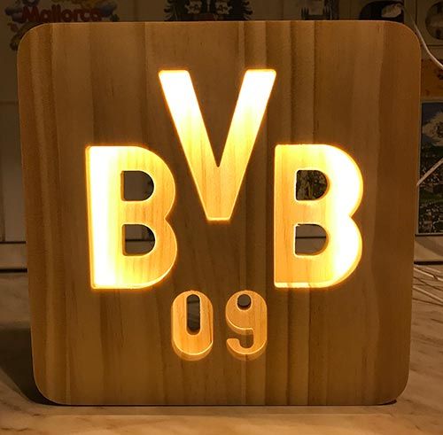 3D светильник (дерево) Боруссия 3D светильник (дерево) Боруссия