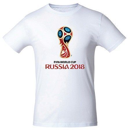 FIFA-Футболка односторонняя "Эмблема", цв.белый
