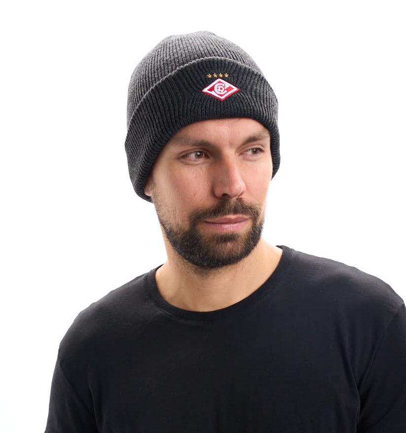 Шапка Спартак 00205 серая