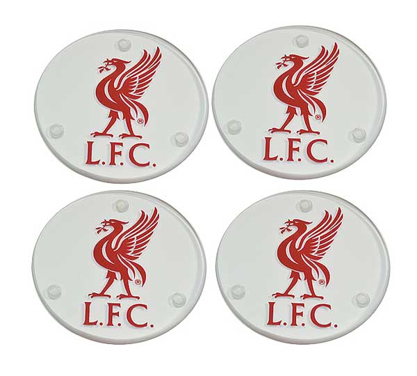 Подставки стеклянные Ливерпуль Glass Coasters