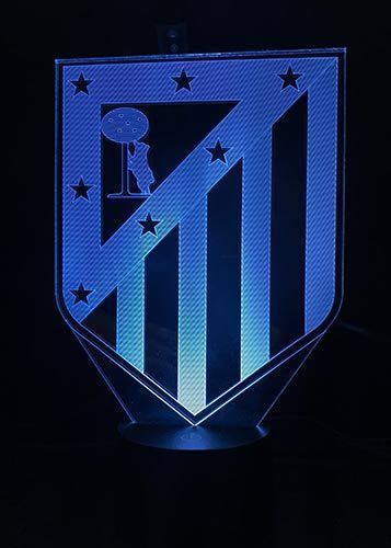 3D светильник Атлетико Мадрид