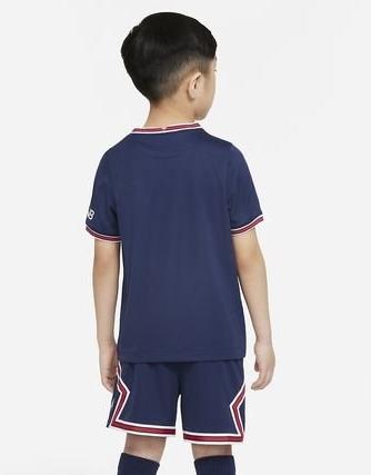 Детская форма ПСЖ 2021/2022 домашняя (футболка и шорты)