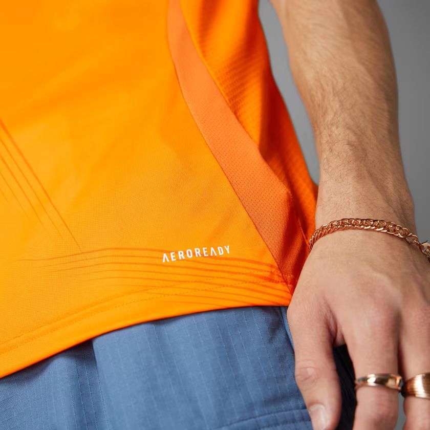 Футболка игровая Реал Мадрид 2024/2025 гостевая оранжевая