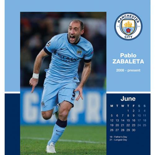 Календарь настольный Манчестер Сити 2017 Календарь настольный Манчестер Сити 2017