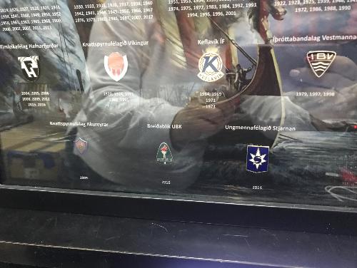 Набор значков "Чемпионы Исландии"