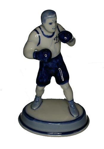 Фигурка "Боксер Динамо" мал. 15 см гжель