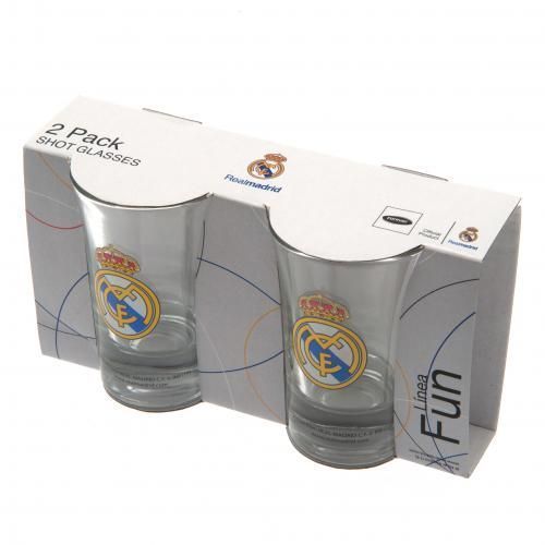 Набор из 2 рюмок Реал Мадрид Shot Glass Set