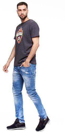 Футболка ЦСКА 140010 серая