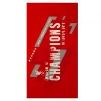 ≡ Полотенце Ливерпуль Champions Of Europe Towel | купить в Москве, Санкт-Петербурге, России - Интернет-магазин футбольной атрибутики Fanmagazin.ru