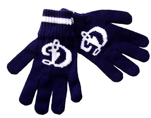 Перчатки  детск.вяз."Динамо" D-1013