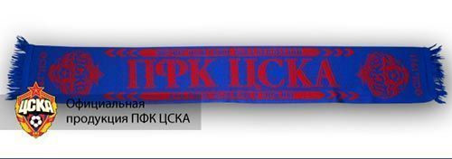 Шарф вязаный "Звучит наш гимн.."