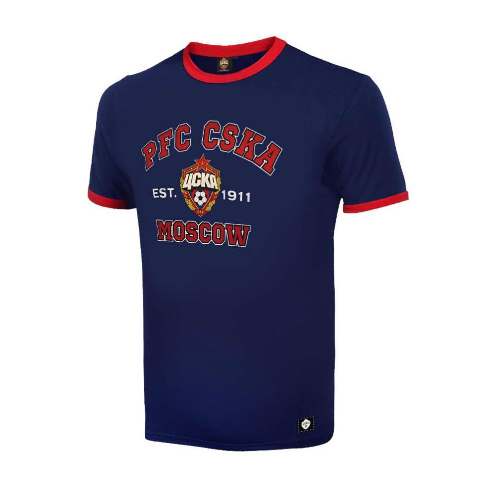 Детская футболка PFC CSKA MOSCOW, цвет тёмно-синий