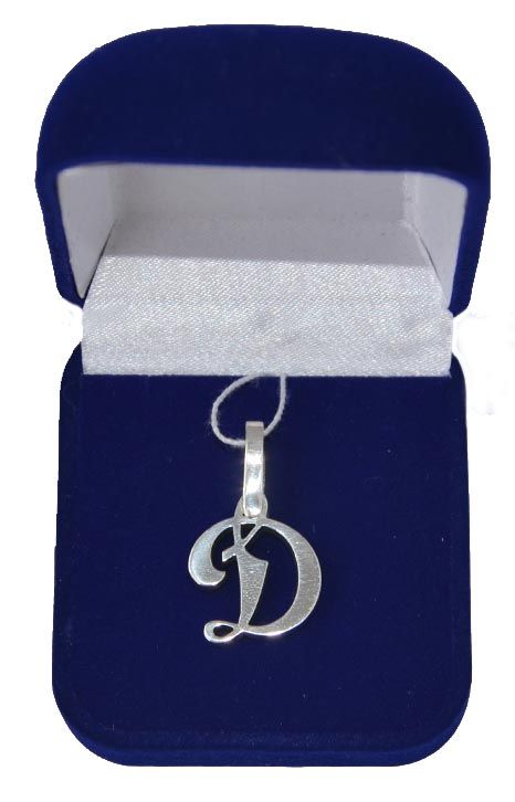 Кулон бол.лог."Д" арт.925 *(серебро)