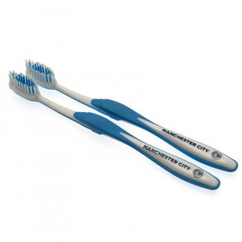 Зубные щетки Манчестер Сити Twin Pack Toothbrush Adults