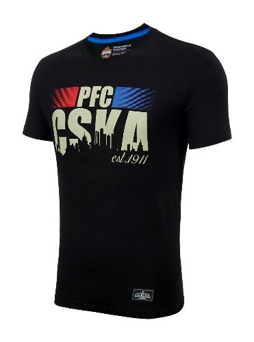Футболка PFC CSKA est.1911, цвет черный