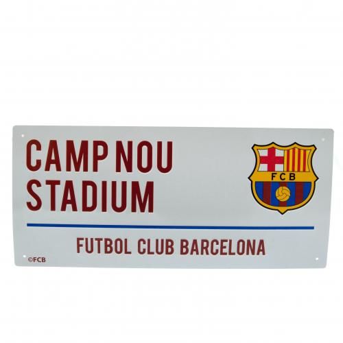 Табличка Барселона Street Sign Camp Nou 2