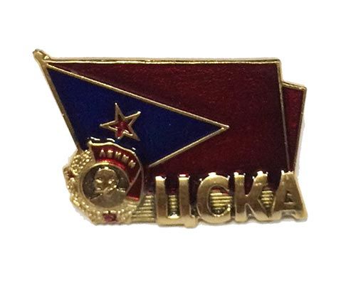 Значок ЦСКА флаг с Орденом Ленина