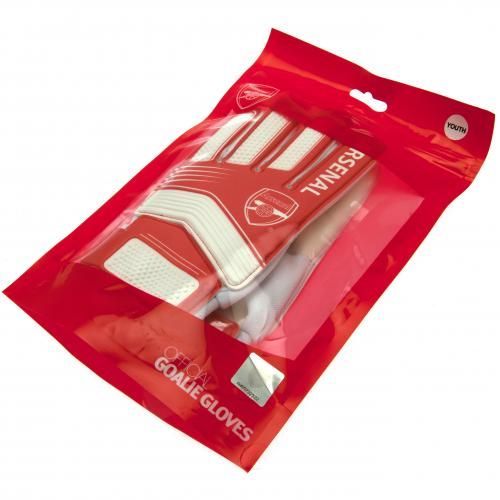 Вратарские перчатки Арсенал подростковые Goalkeeper Gloves Yths, 10-12 лет