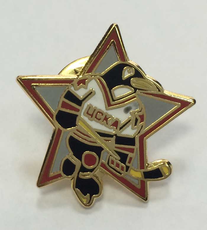 Значок ХК ЦСКА Пингвин