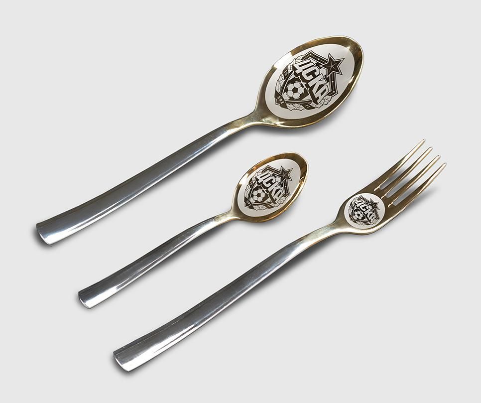 Набор столовых приборов ЦСКА "Эмблема"