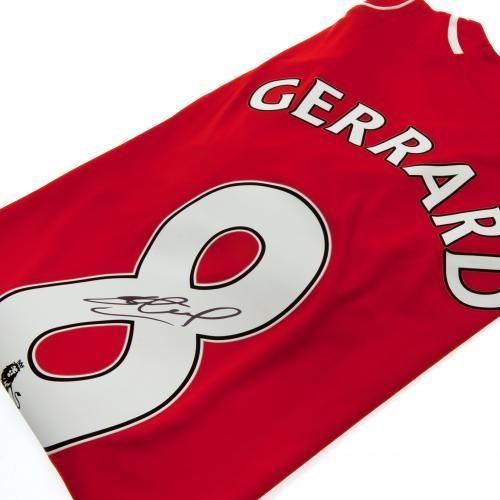 Футболка с автографом Стивена Джерарда Gerrard Signed Shirt