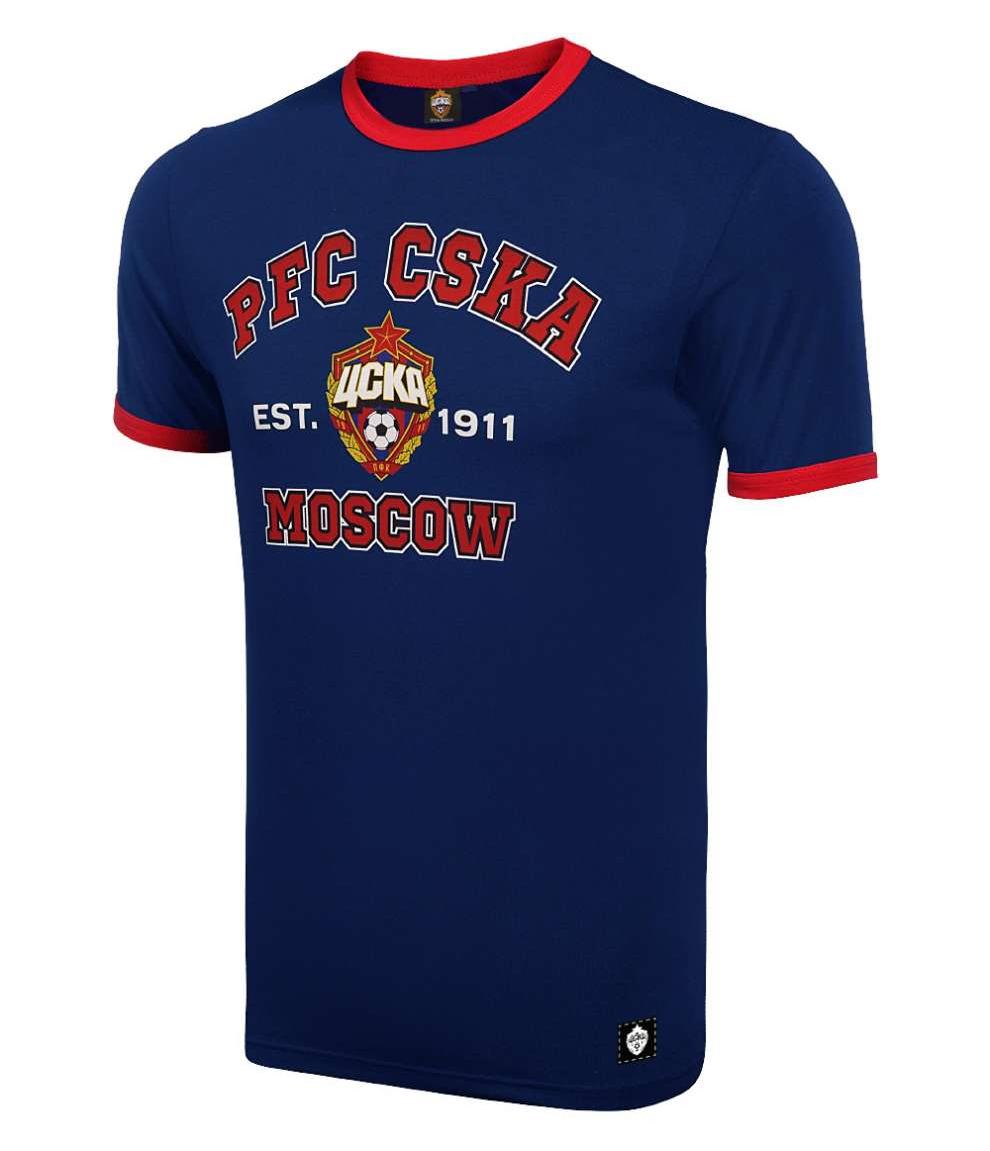 Футболка мужская PFC CSKA MOSCOW, цвет тёмно-синий