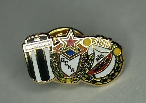 Значок ЦСКА-Видзев-Партизан (м)