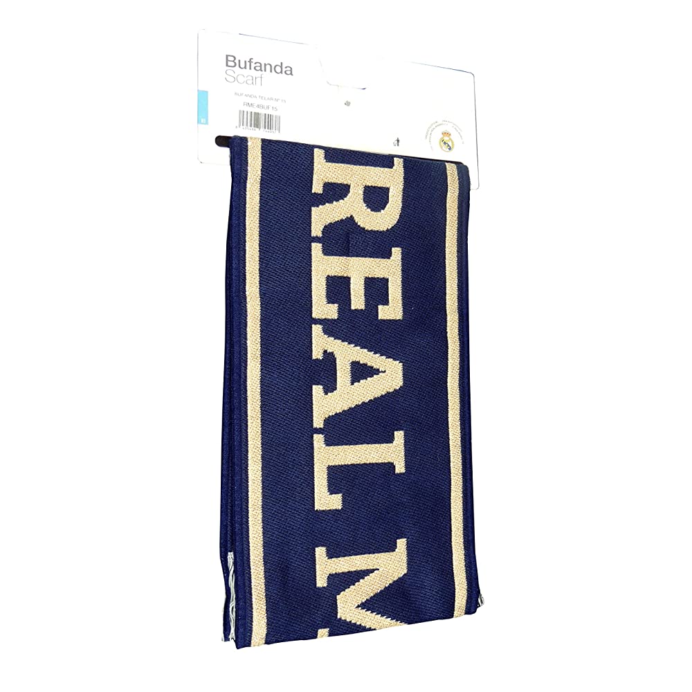 Шарф Реал Мадрид RM4BUF15, сине-золотой