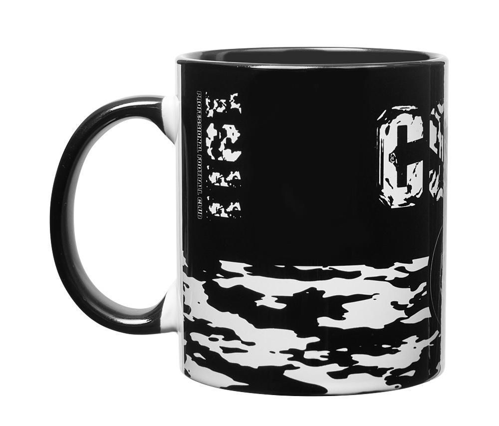 Кружка керамическая "CSKA", цвет чёрный