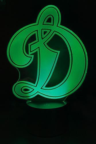 3D светильник Динамо Old