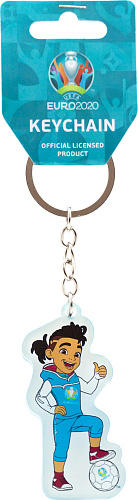 Брелок ЕВРО 2020 Скиллзи, двухсторонний, пластик