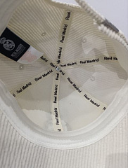 Бейсболка Реал Мадрид вельветовая PANA BEIGE ADULTO