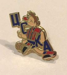 Значок мульт футболист ЦСКА