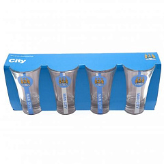 Набор из 4 рюмок Манчестер Сити Shot Glass Set