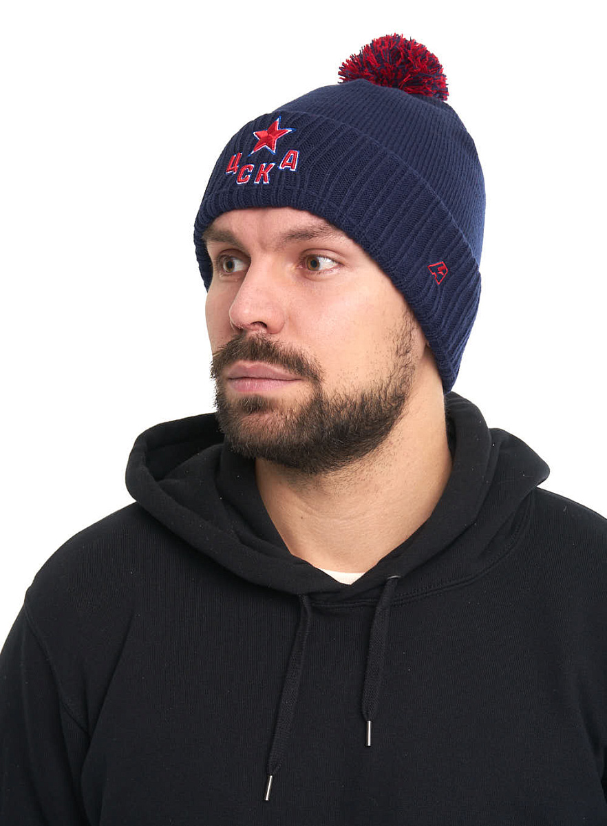 Шапка ХК ЦСКА 18897 синяя