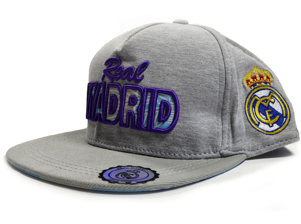 Бейсболка Реал Мадрид Cap GR с прямым козырьком