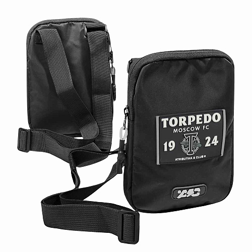 Сумка через плечо Торпедо черная 10348