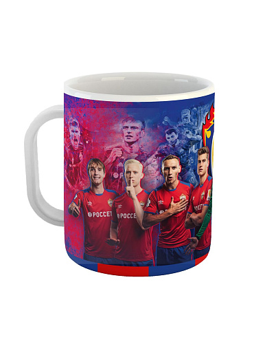 Кружка керамическая ЦСКА "Команда"