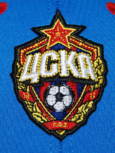 Бейсболка ЦСКА Эмблема, цвет синий камуфляж