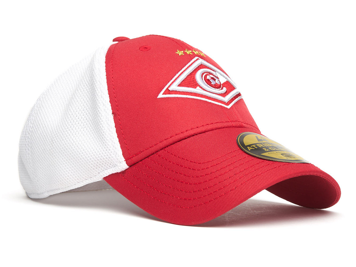 Бейсболка Спартак красно-белая 120291 летняя