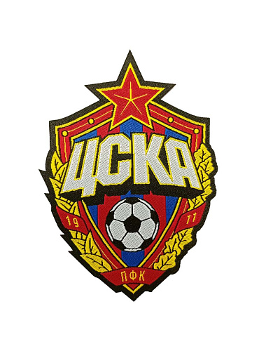 Термонашивка ЦСКА "Эмблема" 75 мм