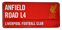 Табличка Ливерпуль Color Street Sign