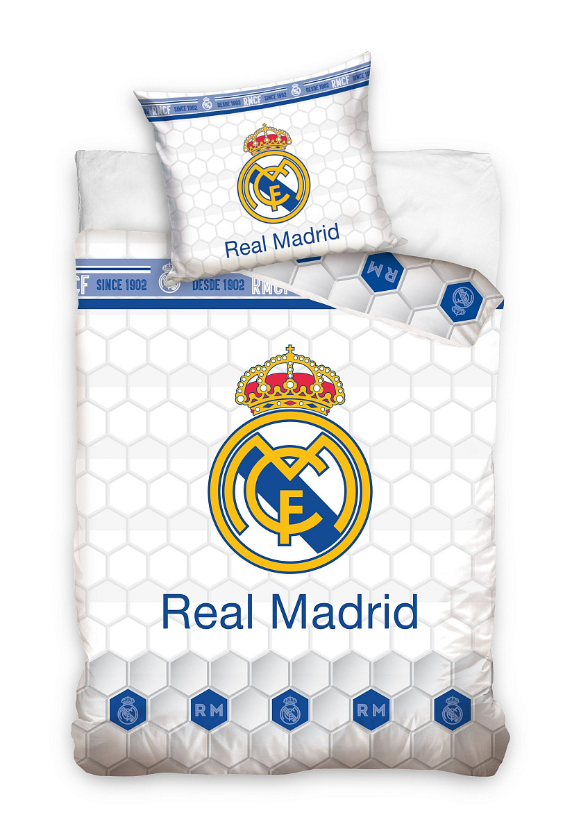 Постельное белье Реал Мадрид 1,5 спальное Duvet Set 160 x 200 RM181013