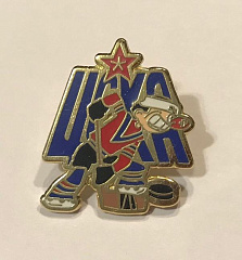 Значок мульт хоккеист ЦСКА