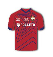 Значок ЦСКА "Форма домашняя 2019/20"