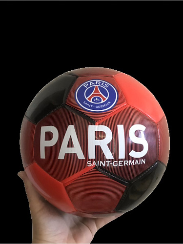 Мяч ПСЖ красно-черный
