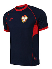 Футболка ЦСКА тренировочная х/б т./синяя UMBRO 310918