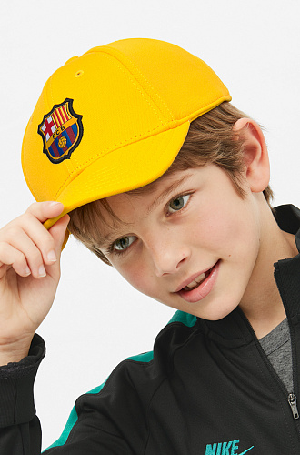 Детская бейсболка Барселона YELLOW AWAY, желтая