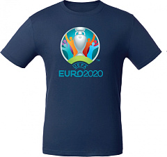 Футболка "ЕВРО 2020", темно-синяя